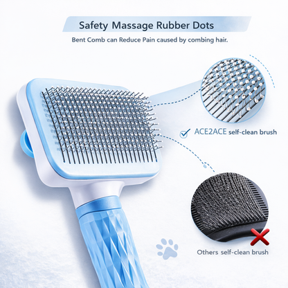Selbstreinigende Fellbürste für Hunde & Katzen